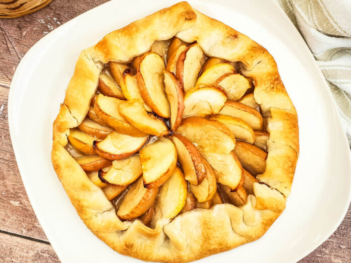 Tarte de maçã rústica