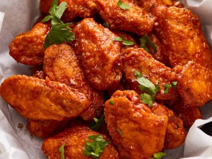 Asinhas de frango picantes