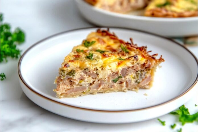 Quiche de atum sem farinha