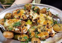 Chocos grelhados com molho verde: sabor a mar e tradição Chocos grelhados com molho verde