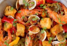 Cataplana de peixe e marisco Cataplana de peixe e marisco