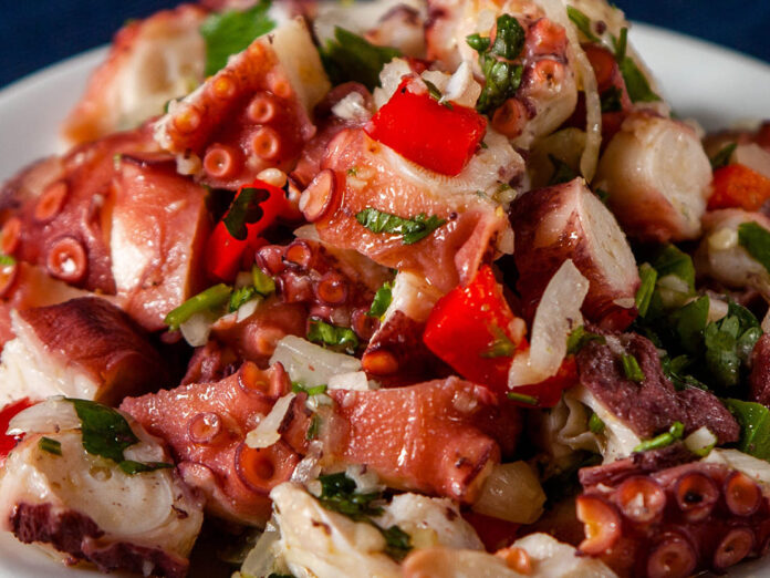 Salada de polvo à algarvia